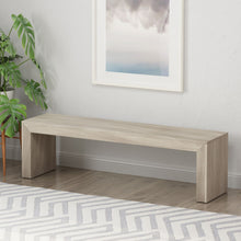 Load image into Gallery viewer, Acacia Wood Dining Bench, Farmhouse Style
