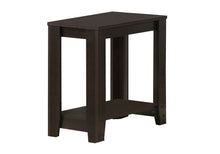 Load image into Gallery viewer, Wood End Table With Shelf - Dark Brown
