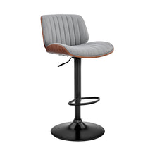 Load image into Gallery viewer, 43" Swivel, Adjustable Height Bar Chair - Gray / Black
