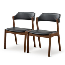 Load image into Gallery viewer, Enzo - Dining Chair (Set of 2) - Black / Brown
