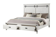 Load image into Gallery viewer, Loretta Modern Style Queen Bed Made with Wood in Antique White
