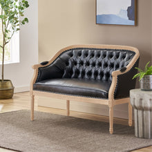 Load image into Gallery viewer, French Country Chesterfield Style Tufted Loveseat
