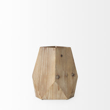 Load image into Gallery viewer, Abstract Cylinder Table Vase (397506) - Natural
