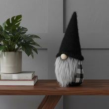 Load image into Gallery viewer, Buffalo Check Groovy Gnome - Black / White
