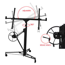 Load image into Gallery viewer, Heavy Duty Drywall Lift Panel Hoist With Adjustable Height And Safety Features

