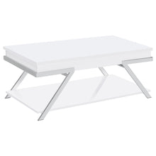 Load image into Gallery viewer, Briana - 2 Piece Coffee And End Table Set With Lift Top Legs - Gloss White
