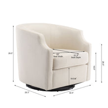 Load image into Gallery viewer, Isabelle - Swivel Glider Barrel Chair
