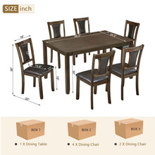 Load image into Gallery viewer, Modern Dining Table Set With Upholstered Chairs
