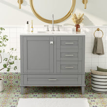 Load image into Gallery viewer, Traditional Bathroom Vanity Set With Soft Close Doors
