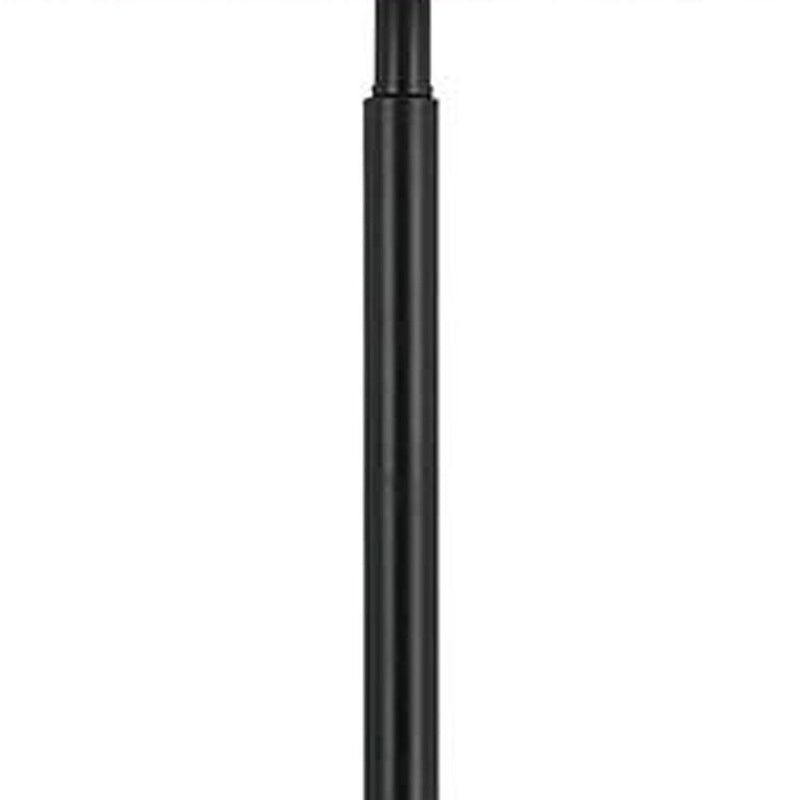 Traditional Shaped Floor Lamp With Tan Square Shade - Bronze