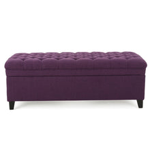 Load image into Gallery viewer, Juliana - Storage Ottoman With Birch Legs
