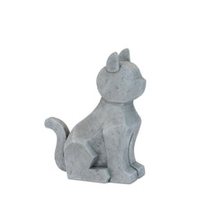 Load image into Gallery viewer, Poly Cat Dog Figurines (Set of 2) - Gray
