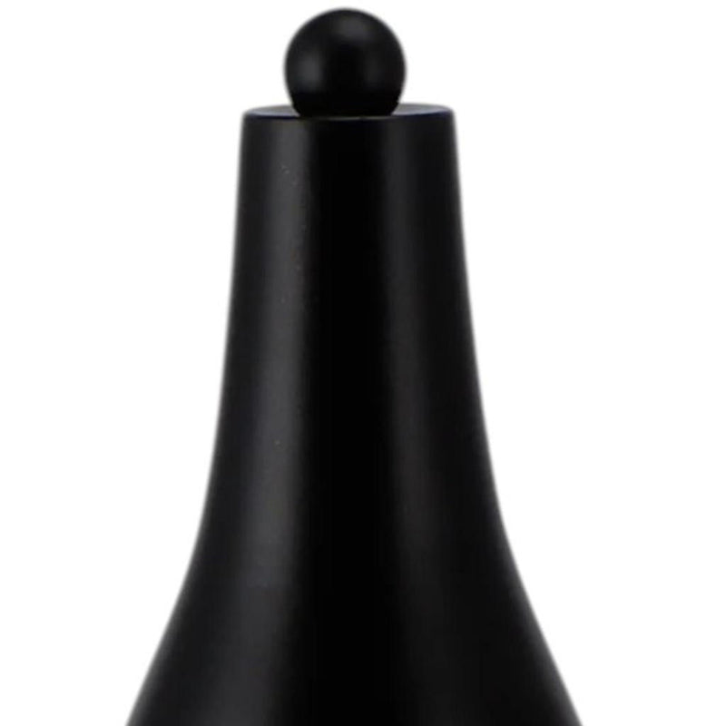 Geometric Novelty USB Lantern With Novelty Shade - Black