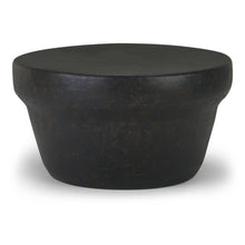 Load image into Gallery viewer, 18" Metal Round Drum End Table - Bronze

