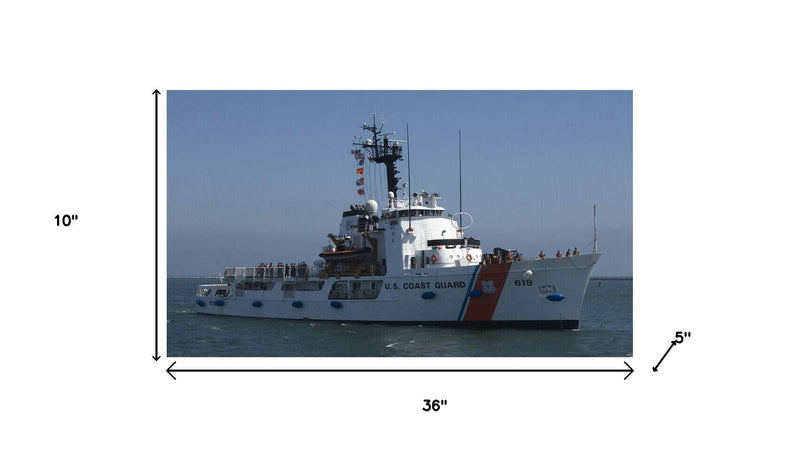 Hand Painted Model Boat (624519) - White