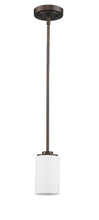 Load image into Gallery viewer, Frosted Glass Hanging Light - Bronze
