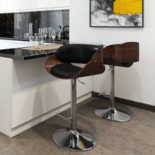 Load image into Gallery viewer, Amery - Mid Century Modern Adjustable Swivel Bar Stool
