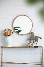 Load image into Gallery viewer, Round Wood Mirror, Wall Mounted Mirror Home Decor For Bathroom Living Room
