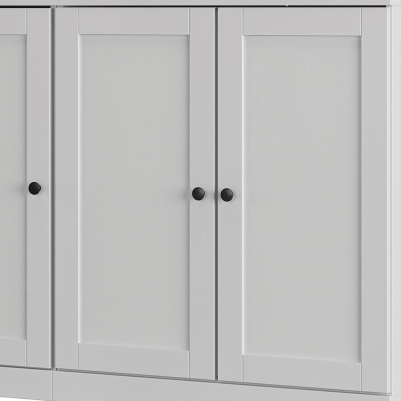 Solid Woodshoe Storage Cabinet (755975) - White