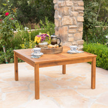 Load image into Gallery viewer, Perla - Rustic Square Coffee Table With Block Legs
