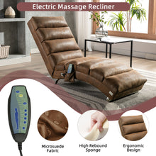 Load image into Gallery viewer, Massage Chaise Lounge Indoor With Remote Control, Ergonomic Electric Massage Lounger
