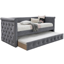 Load image into Gallery viewer, Contemporary Button Tufted Daybed With Slat Trundle
