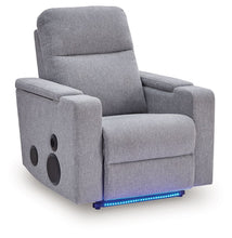 Load image into Gallery viewer, Pineland - Pewter - Glider Power Recliner With Audio System
