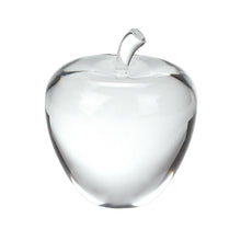 Load image into Gallery viewer, Apple Paperweight Tabletop Sculpture - Clear

