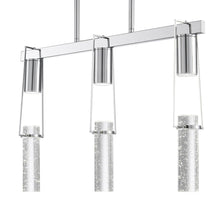 Load image into Gallery viewer, Three Light Metal Dimmable Smart Enabled Chandelier With Shades - Clear / Silver

