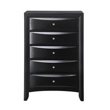 Load image into Gallery viewer, Wood Chest With Center Metal Glide - Black
