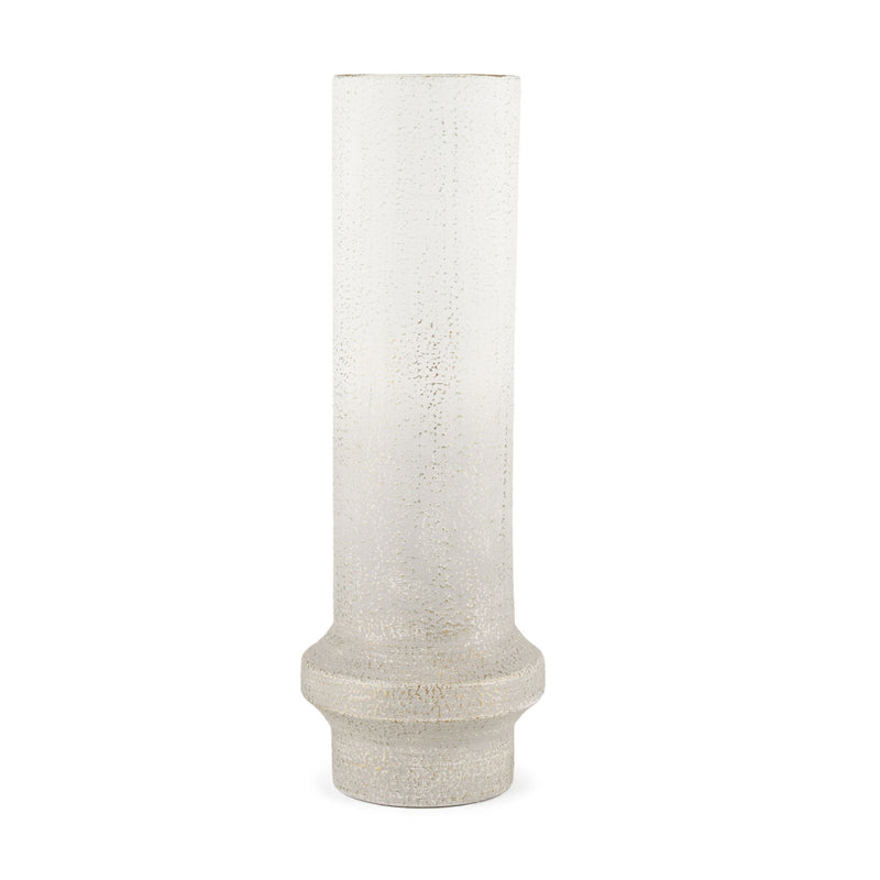 Cylinder Table Vase (608328) - Off White / Off White