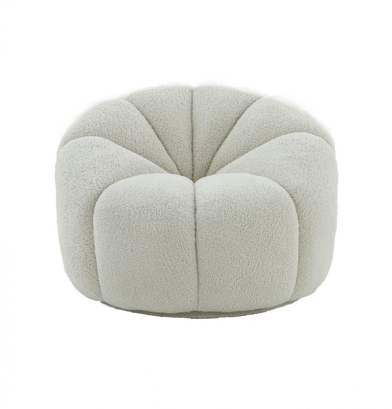 Sherpa Lounge Chair - White