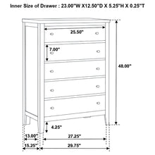 Load image into Gallery viewer, Payton - 5 Drawer - Cappuccino
