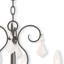 Load image into Gallery viewer, Four Light Metal Dimmable Chandelier With Shades - Bronze / Clear

