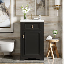 Load image into Gallery viewer, Elegant Bathroom Vanity With Ceramic Sink, Soft Close Door, Adjustable Shelf
