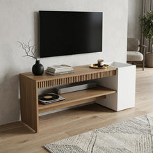 Load image into Gallery viewer, Wood Fireplace Entertainment Center (725192) - Beige

