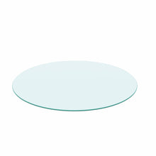 Load image into Gallery viewer, 20" Round Tempered Glass Table Top Clear Glass 1 / 4" Thick Round Polished Edge - Transparent
