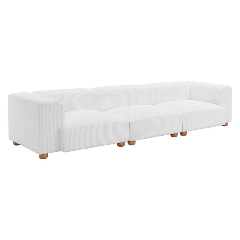 Upholstered Sofa - White
