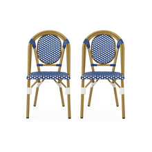Load image into Gallery viewer, Outdoor Rattan And Aluminum French Bistro Chair Set
