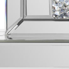 Load image into Gallery viewer, Mirrored Table Clock - Silver / White
