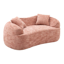 Load image into Gallery viewer, Curved 2 Person Compress Sofa With Armrests, Includes Pillows
