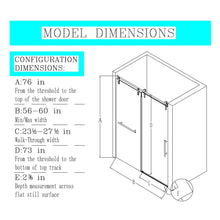 Load image into Gallery viewer, Frameless Single Sliding Shower Doors With Towel Rail &amp; Handle
