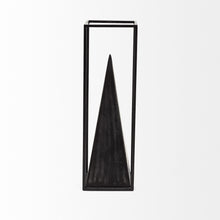 Load image into Gallery viewer, Framed Pyramid Sculpture - Black
