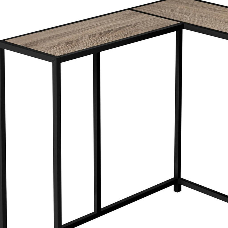 End Table - Black / Taupe