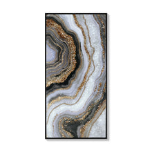 Load image into Gallery viewer, Canvas Painting Wall Art Framed, Artwork Decor, Picture Marble Print Paintings For Living Room - Frosted Glass / Gold
