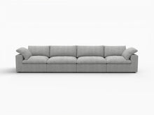 Load image into Gallery viewer, 160" Blend Modular Sofa - Light Gray
