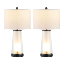 Load image into Gallery viewer, Lighthouse Table Lamps LED With Drum Shades (Set of 2) - Antiqued Bronze

