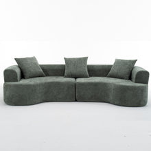 Load image into Gallery viewer, Modern Style Ultra Smooth Curved Sofa With 3 Pillows
