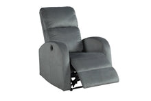 Load image into Gallery viewer, Velvet Power Club Recliner - Gray
