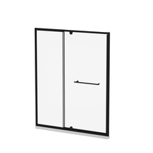 Load image into Gallery viewer, Pivot Shower Door With And Handle - Matt Black
